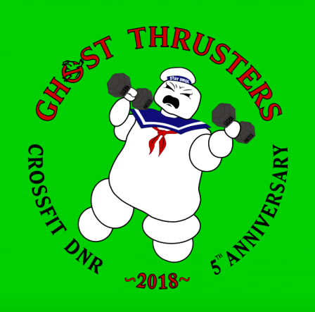 Ghost Thrusters front green background