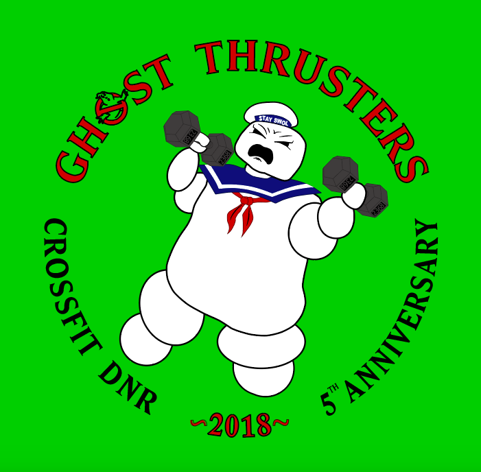 Ghost Thrusters front green background