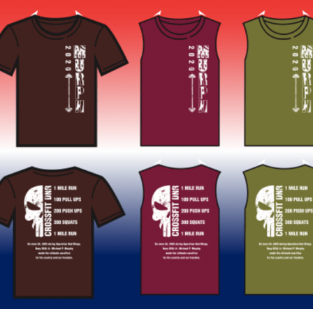 2020 Murph WOD Shirt Hero WOD - CrossFit DNR Fort Collins