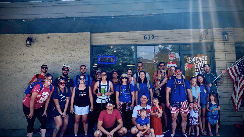 2021 Donut Tread On Me 4th Of July Donut Ruck CrossFit DNR Fort Collins CO With Dude Dad