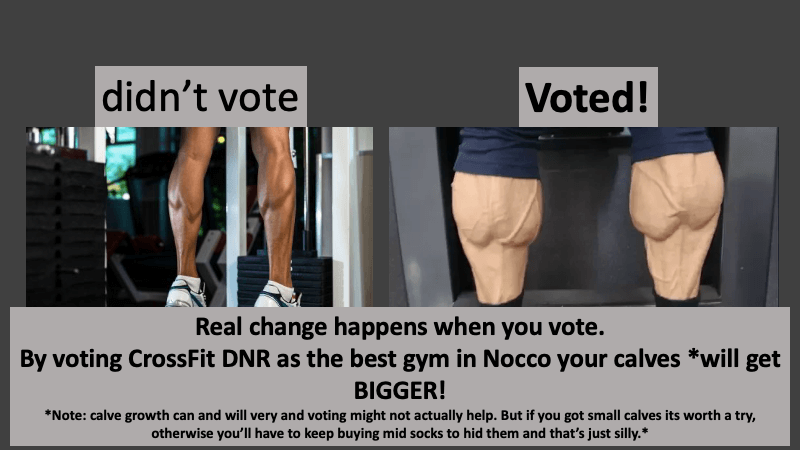 CrossFit DNR Best Gym In Noco Vote Now For Bigger Calves Fort Collins CO