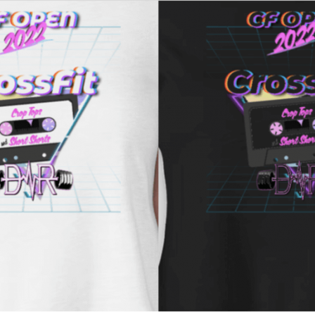 CrossFit DNR Open Shirt Crop Tops & Short Shorts Best gym in Fort Collins