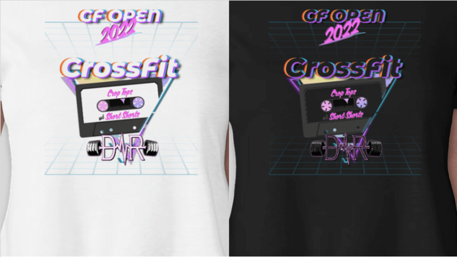 CrossFit DNR Open Shirt Crop Tops & Short Shorts Best gym in Fort Collins