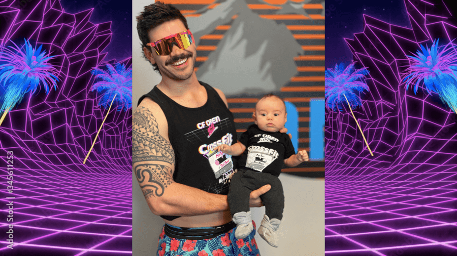 CrossFit DNR Coach Chris and Baby Gabe 80's Crop Top CrossFit Open Best Gym In Fort Collins (2).png V2