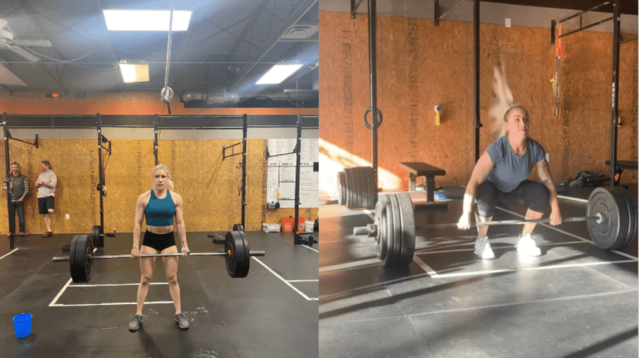 CrossFit DNR quarter final athletes Kirsten Martin and Emily Fleeks Best Gym in Fort Collins