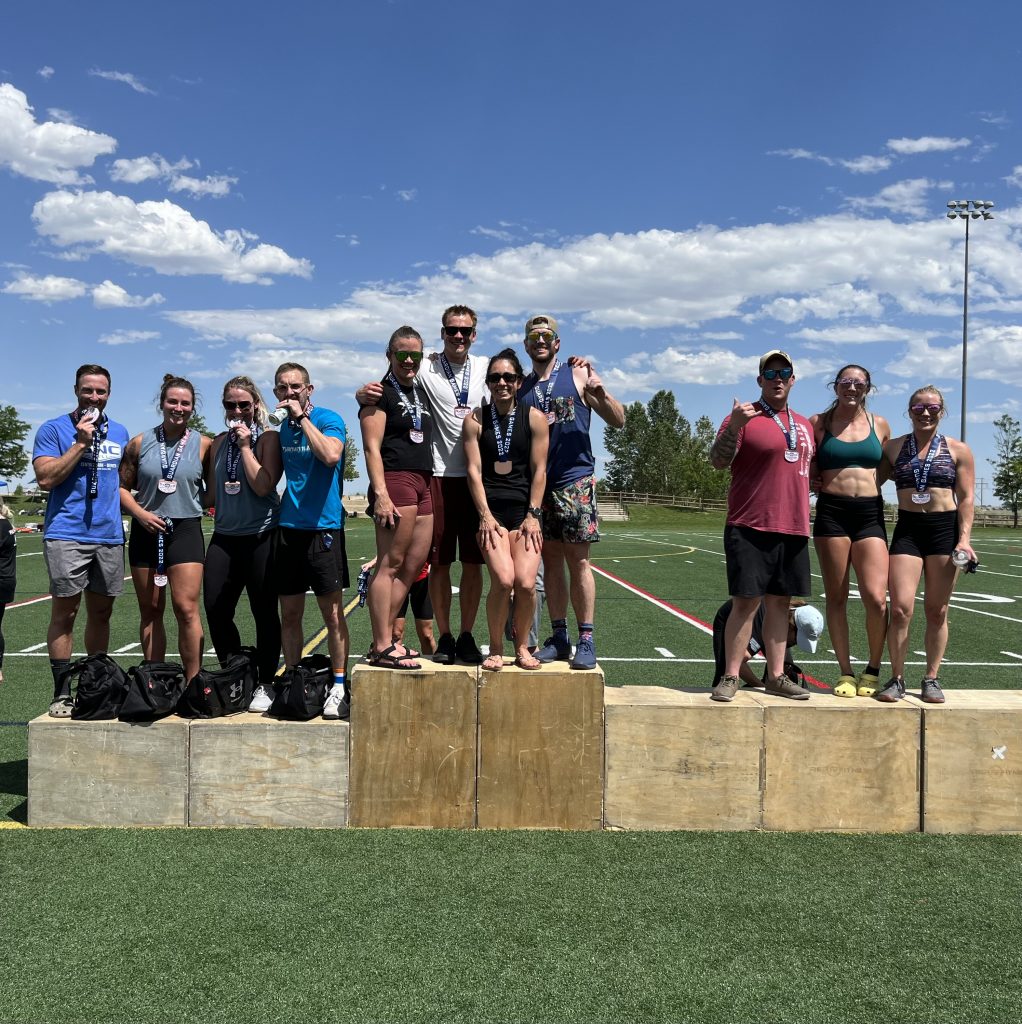 CrossFit DNR Competition Podium Fort Collins Colorado