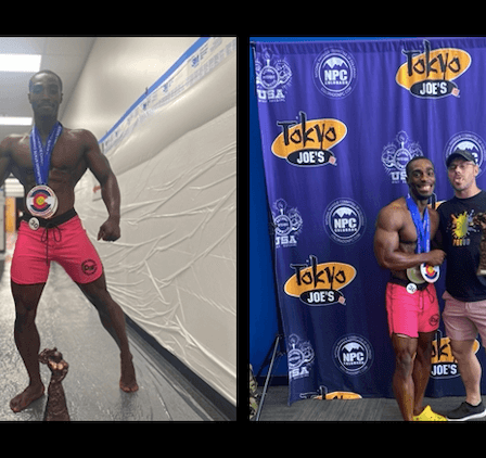 Coach Dallas 1st Place and 2nd Place NPC Colorado State Championship Best Gym In Fort Collins Best Gym In NoCo