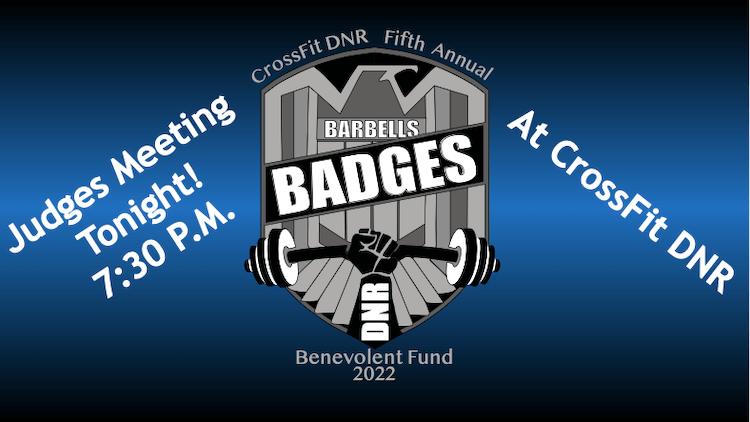 CrossFit DNR Barbells and Badges Judges Meeting CrossFit Fundraising Competition Best Gym In Fort Collins NoCo