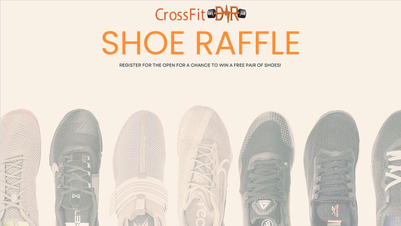 CrossFit DNR Open Shoe Raffle No Bulls, Metcon, Nano Best Gym In Fort Collins