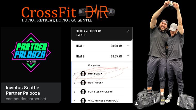CrossFit DNR Alumni Take Home 3rd at Partner Palooza held by CrossFit Invictus Seattle Best Gym In Fort Collins