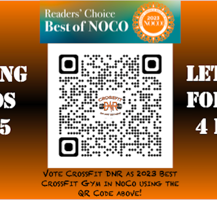 CrossFit DNR Best Of NoCo Crossfit gyms 2020, 2021, 2023, 2024 Best Community Best Coaches Best programming Best Athletes