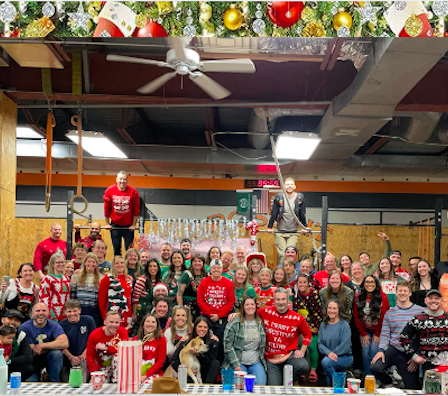 CrossFit DNR Christmas Party Holiday Party Best Gym IN Fort Collins Voted Best Of 5 Years in a Row NoCo Magazine